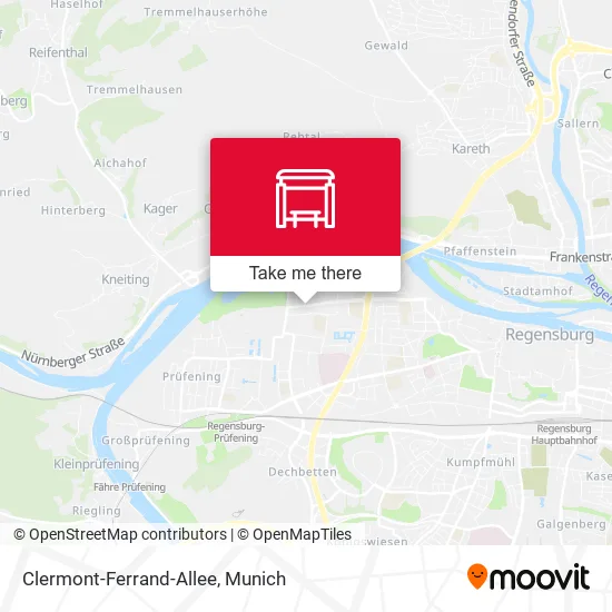 Карта Clermont-Ferrand-Allee