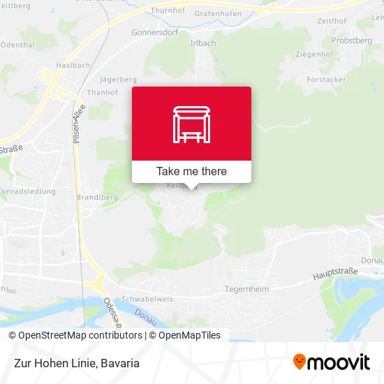 Карта Zur Hohen Linie