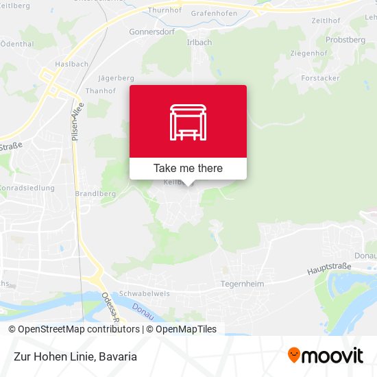Карта Zur Hohen Linie