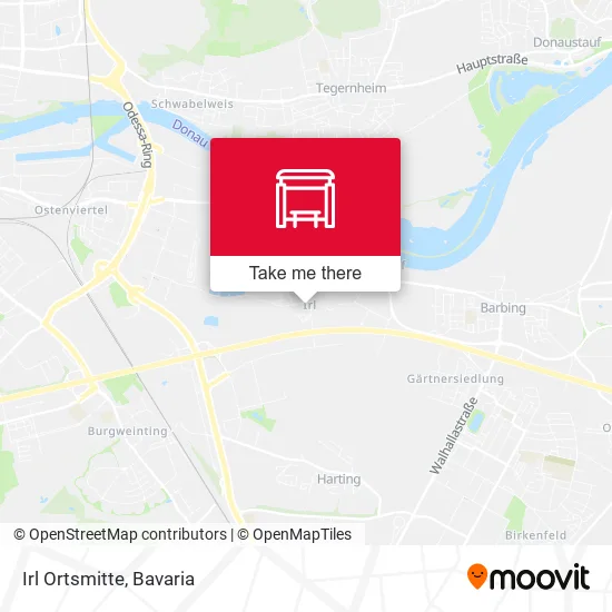 Карта Irl Ortsmitte