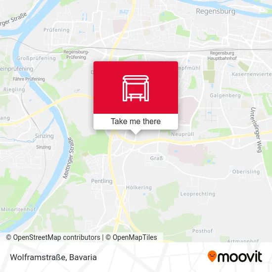 Карта Wolframstraße