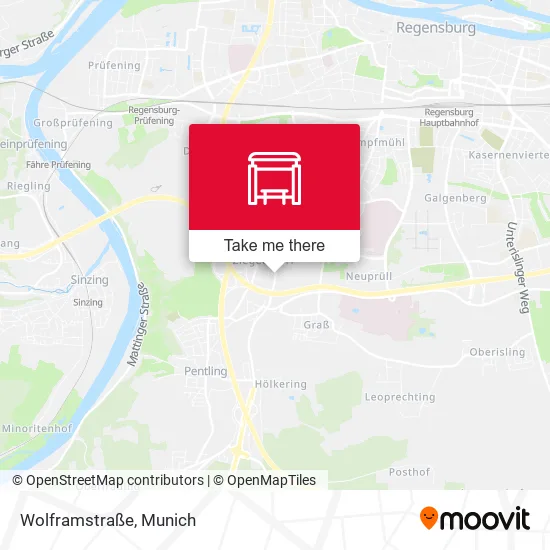 Карта Wolframstraße