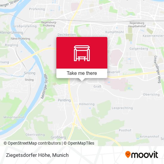 Ziegetsdorfer Höhe map