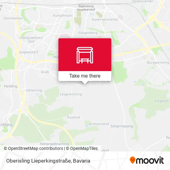 Карта Oberisling Lieperkingstraße