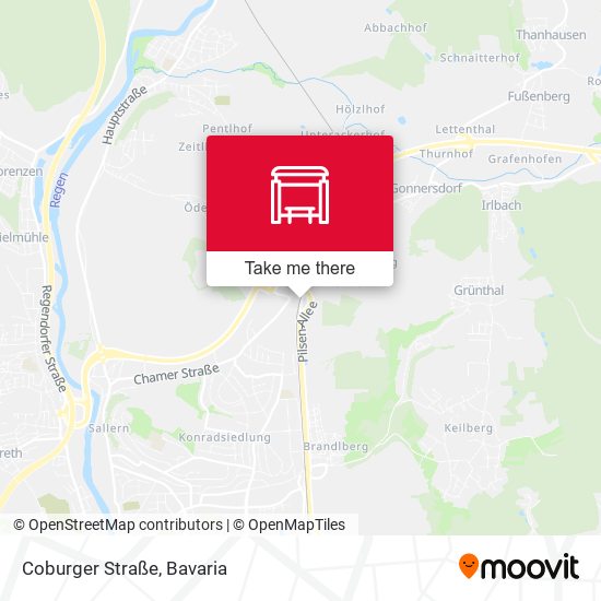 Карта Coburger Straße