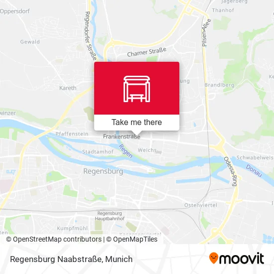 Карта Regensburg Naabstraße