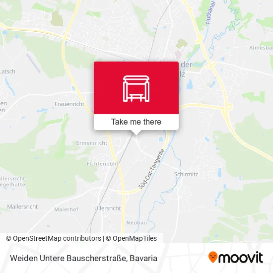 Карта Weiden Untere Bauscherstraße