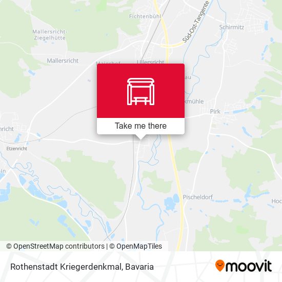 Rothenstadt Kriegerdenkmal map