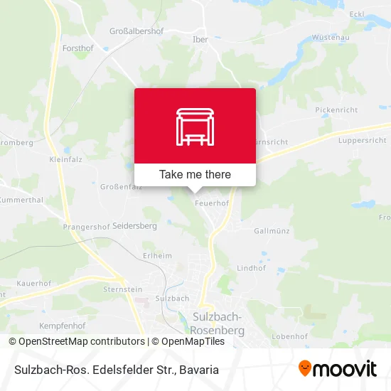 Карта Sulzbach-Ros. Edelsfelder Str.
