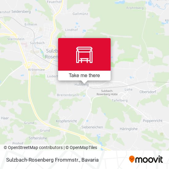 Sulzbach-Rosenberg Frommstr. map