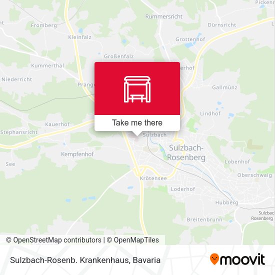 Sulzbach-Rosenb. Krankenhaus map
