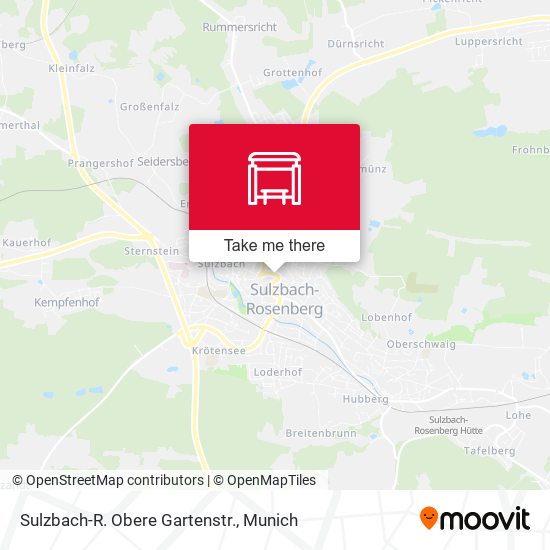 Sulzbach-R. Obere Gartenstr. map