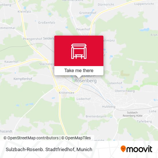 Sulzbach-Rosenb. Stadtfriedhof map