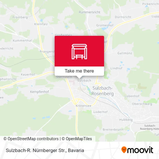 Карта Sulzbach-R. Nürnberger Str.