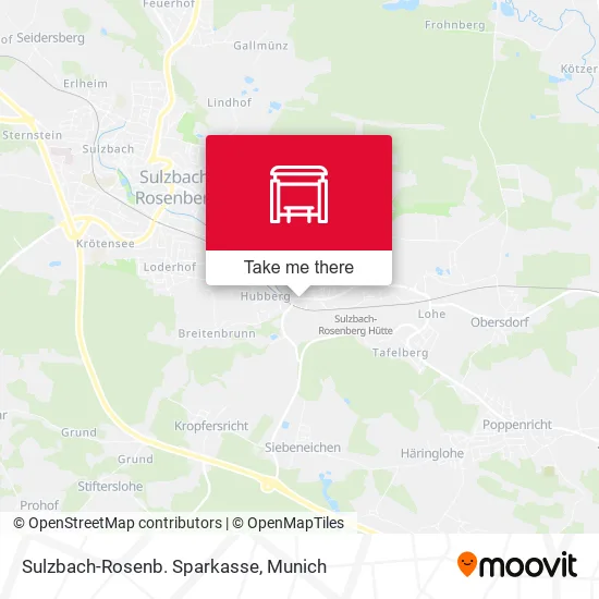 Карта Sulzbach-Rosenb. Sparkasse