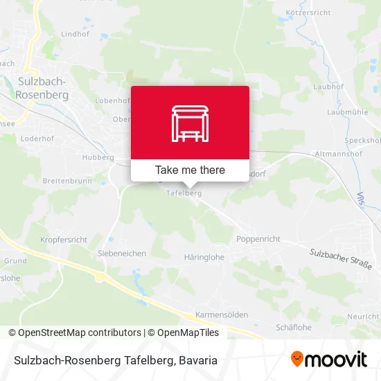 Sulzbach-Rosenberg Tafelberg map
