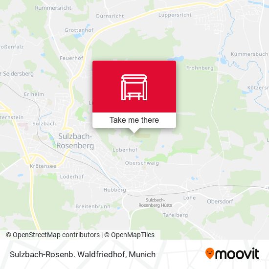 Sulzbach-Rosenb. Waldfriedhof map
