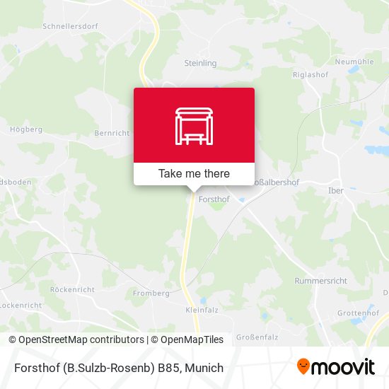 Forsthof (B.Sulzb-Rosenb) B85 map