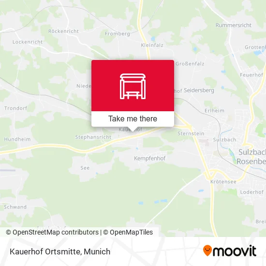 Карта Kauerhof Ortsmitte