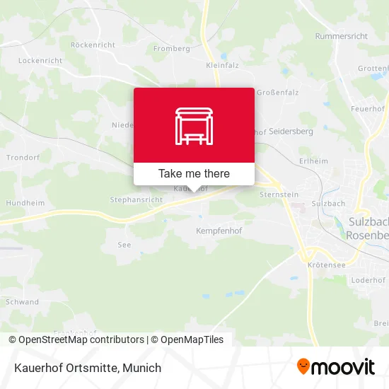 Карта Kauerhof Ortsmitte