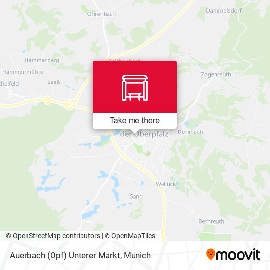 Auerbach (Opf) Unterer Markt map