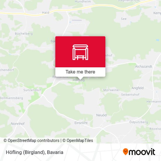 Карта Höfling (Birgland)