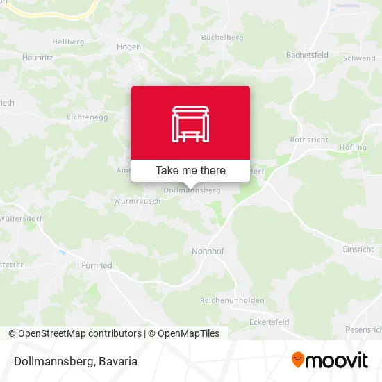 Карта Dollmannsberg