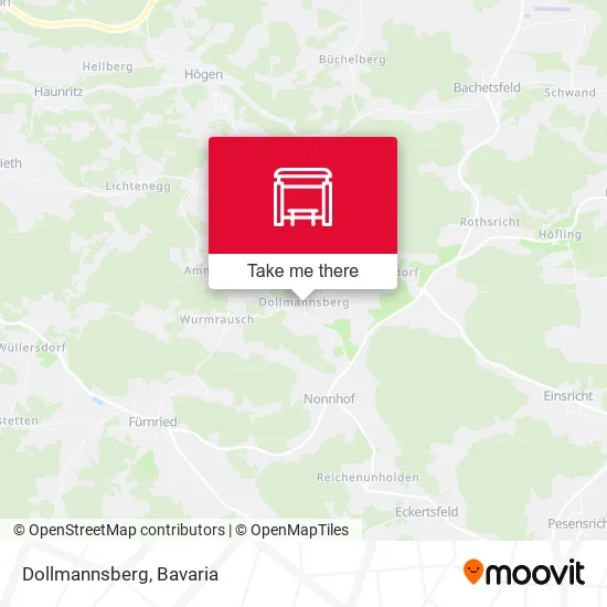 Карта Dollmannsberg