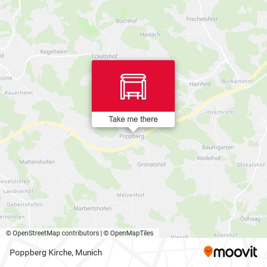 Poppberg Kirche map