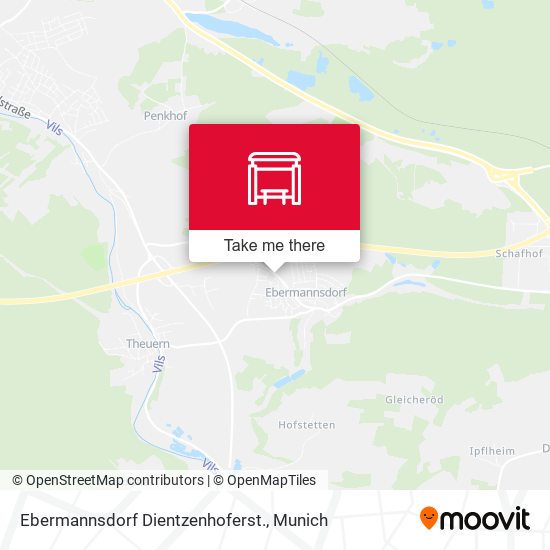 Ebermannsdorf Dientzenhoferst. map