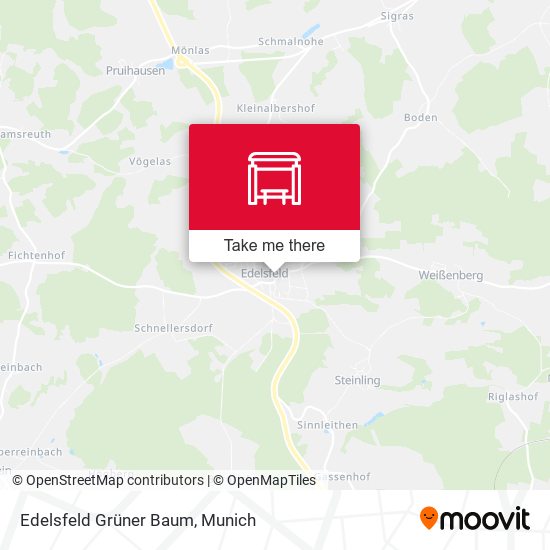 Edelsfeld Grüner Baum map