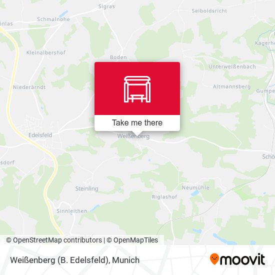 Weißenberg (B. Edelsfeld) map