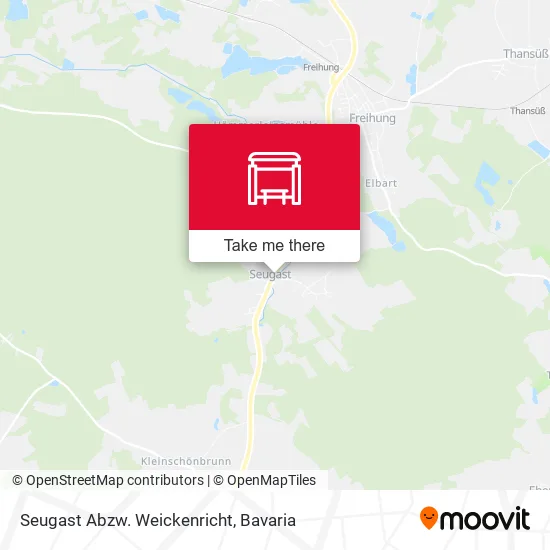 Карта Seugast Abzw. Weickenricht