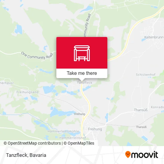 Карта Tanzfleck