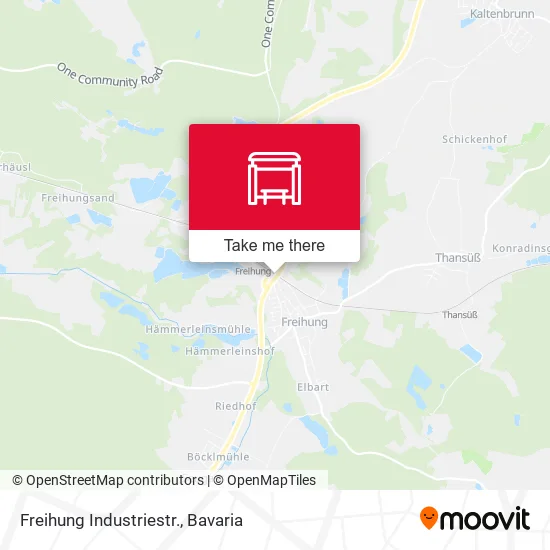 Карта Freihung Industriestr.
