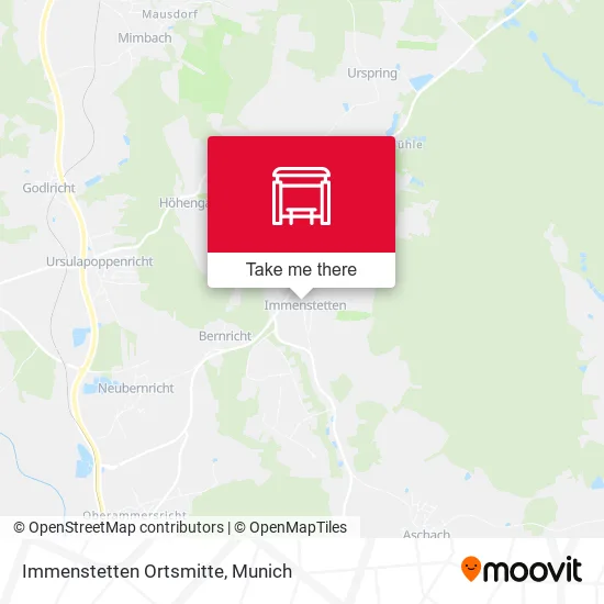 Карта Immenstetten Ortsmitte