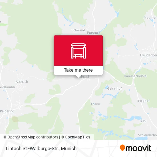 Карта Lintach St.-Walburga-Str.