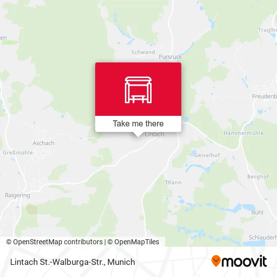 Карта Lintach St.-Walburga-Str.