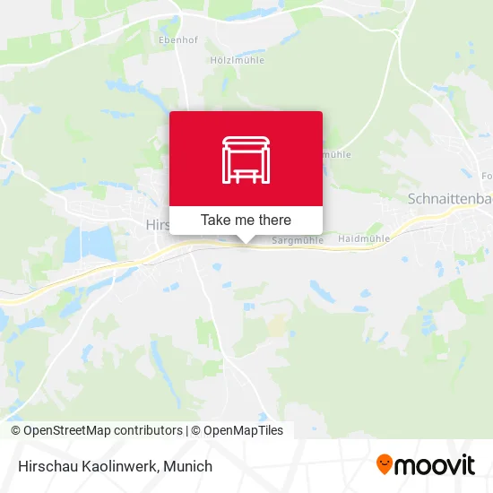 Карта Hirschau Kaolinwerk