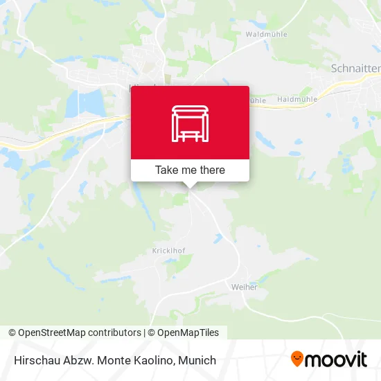 Карта Hirschau Abzw. Monte Kaolino