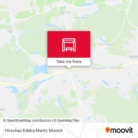 Карта Hirschau Edeka-Markt