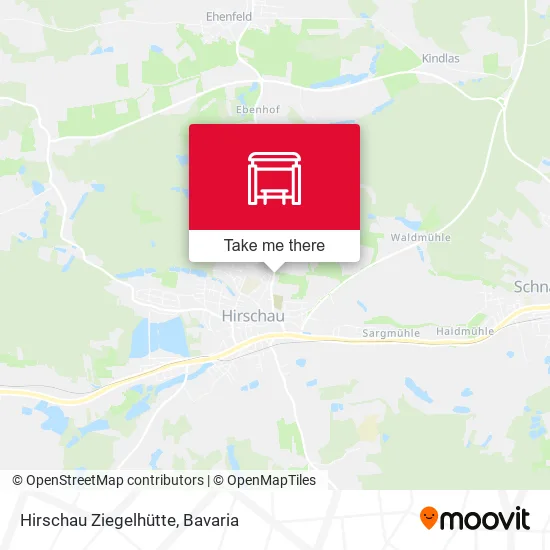Карта Hirschau Ziegelhütte
