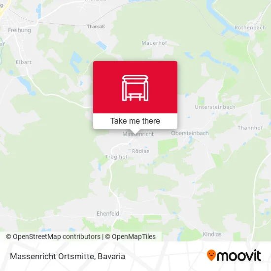 Карта Massenricht Ortsmitte