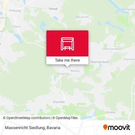 Карта Massenricht Siedlung