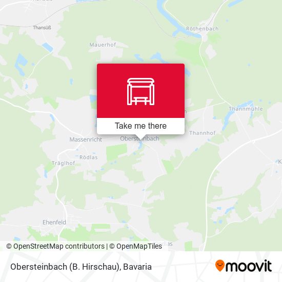 Obersteinbach (B. Hirschau) map