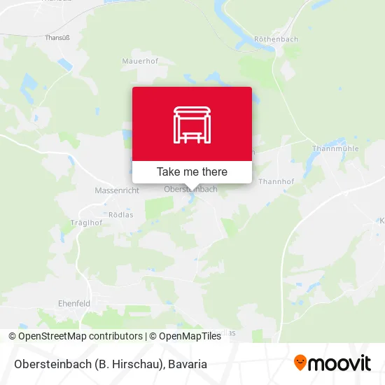 Карта Obersteinbach (B. Hirschau)