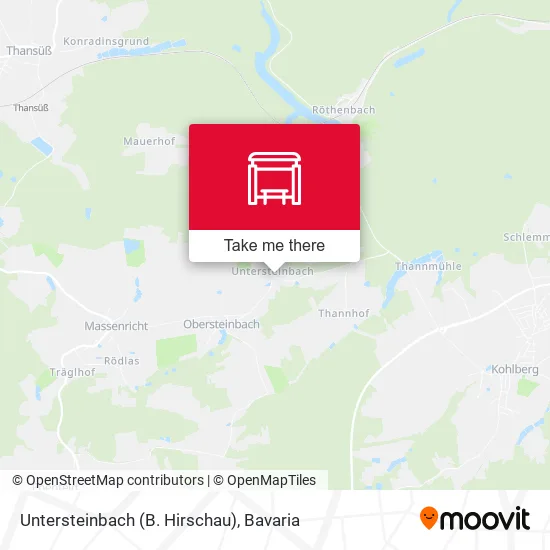 Карта Untersteinbach (B. Hirschau)