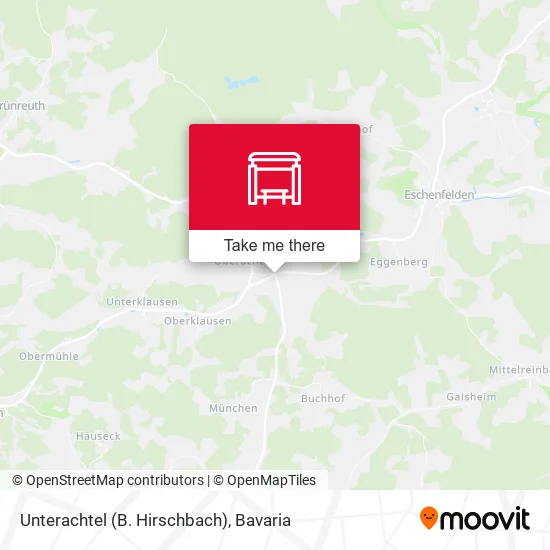 Карта Unterachtel (B. Hirschbach)