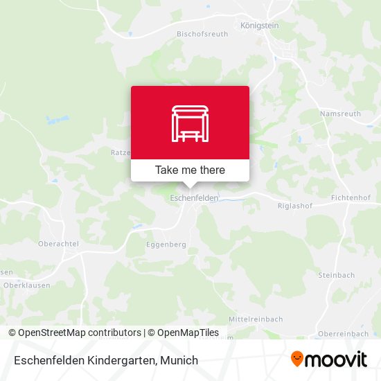 Eschenfelden Kindergarten map