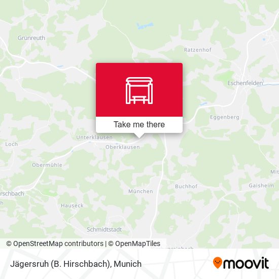 Jägersruh (B. Hirschbach) map